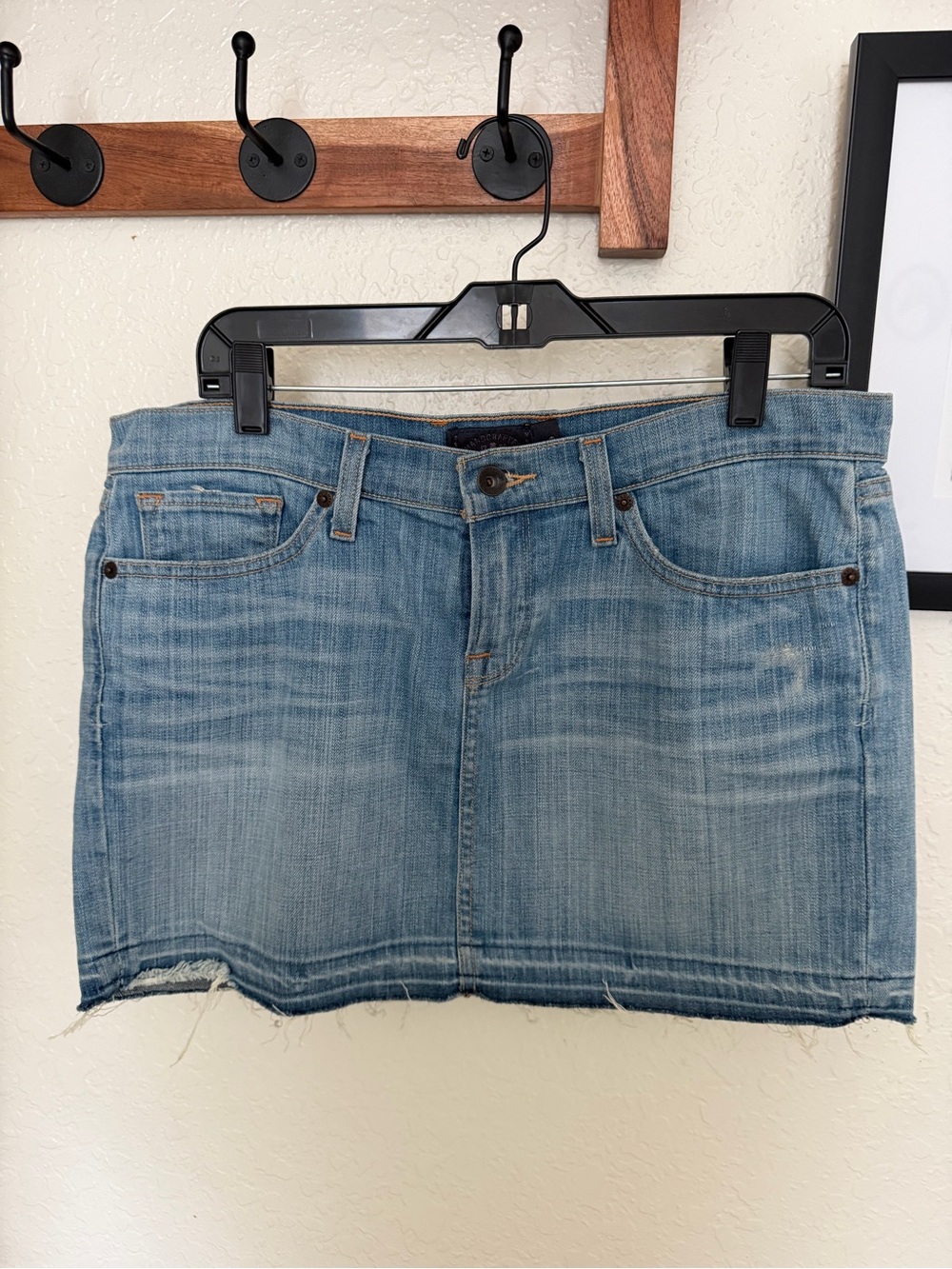 Lucky brand Light Wash Denim Mini Skirt - Blue